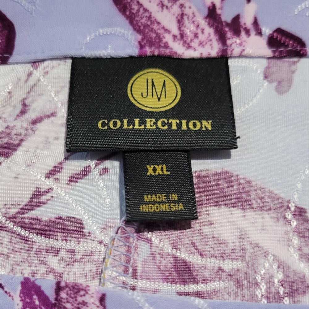 Floral Purple and Yellow Blouse - Picture 5 of 8